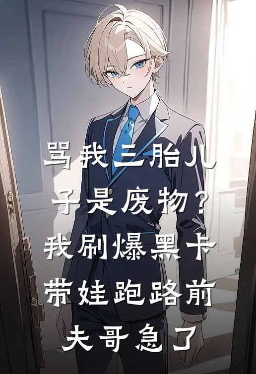 骂我三胎儿子是废物？我刷爆黑卡带娃跑路，前夫哥急了