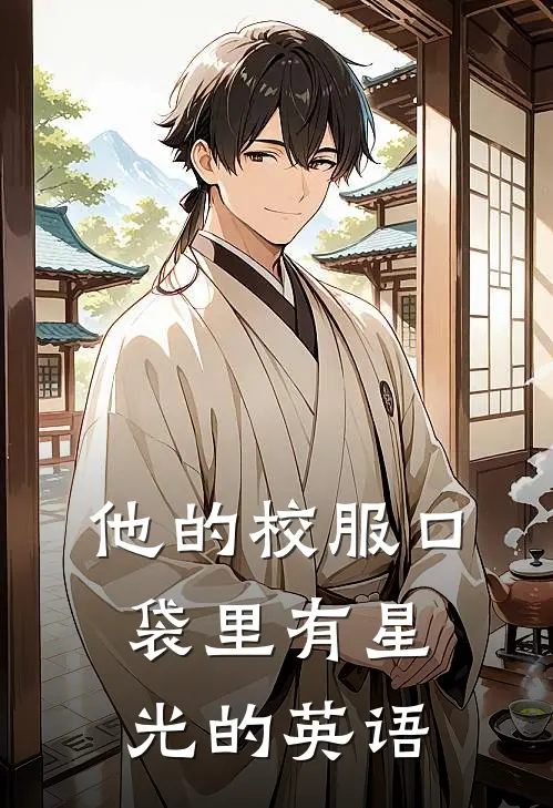 他的校服口袋里有星光的英语