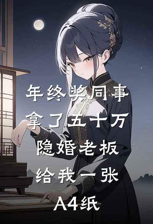 年终奖同事拿了五十万，隐婚老板给我一张A4纸